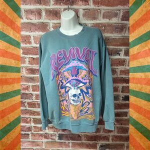 Women's PROJECT SOCIAL T x URBAN OUTFITTERS Revival Skull Sweatshirt S/M